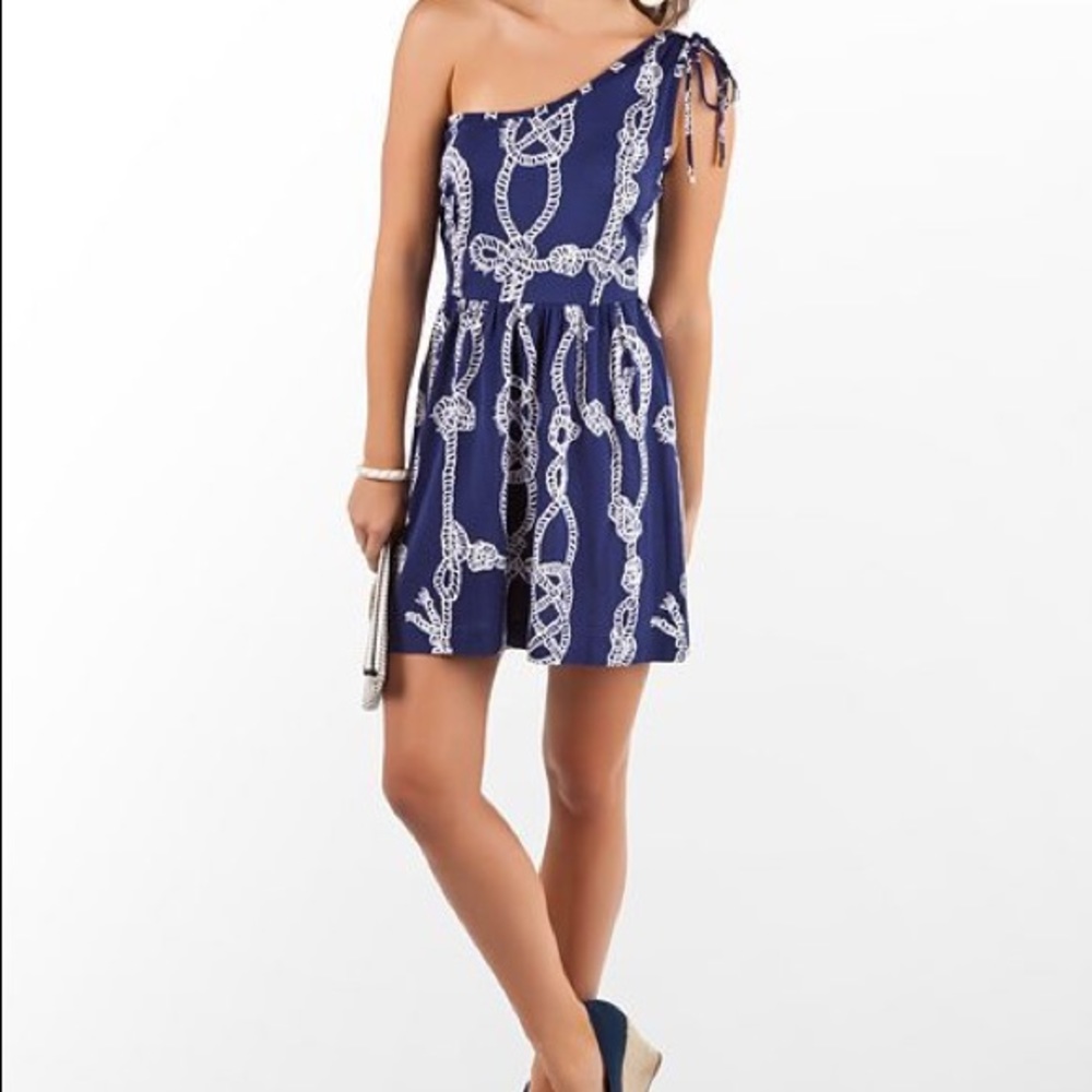 Lilly Pulitzer Silk Blend Double Knit Teeki Dress